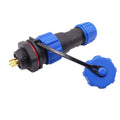 US Stock 4 Pins Waterproof IP68 Aviation Cable Circular Connector Panel Mount