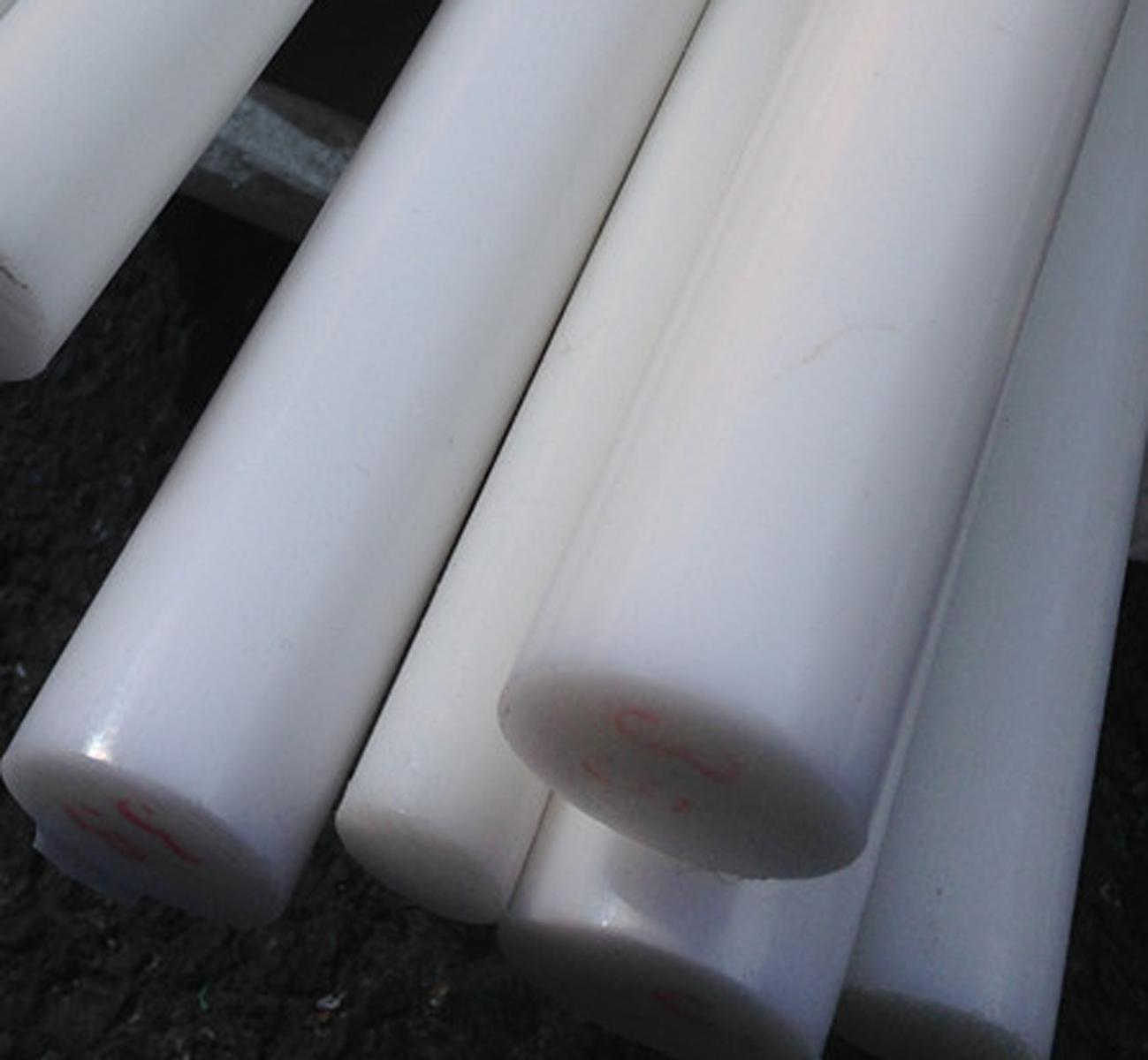 US Stock 3pcs 25mm ±10% Dia. 13" Natural White Polyoxymethylene Acetal Rod