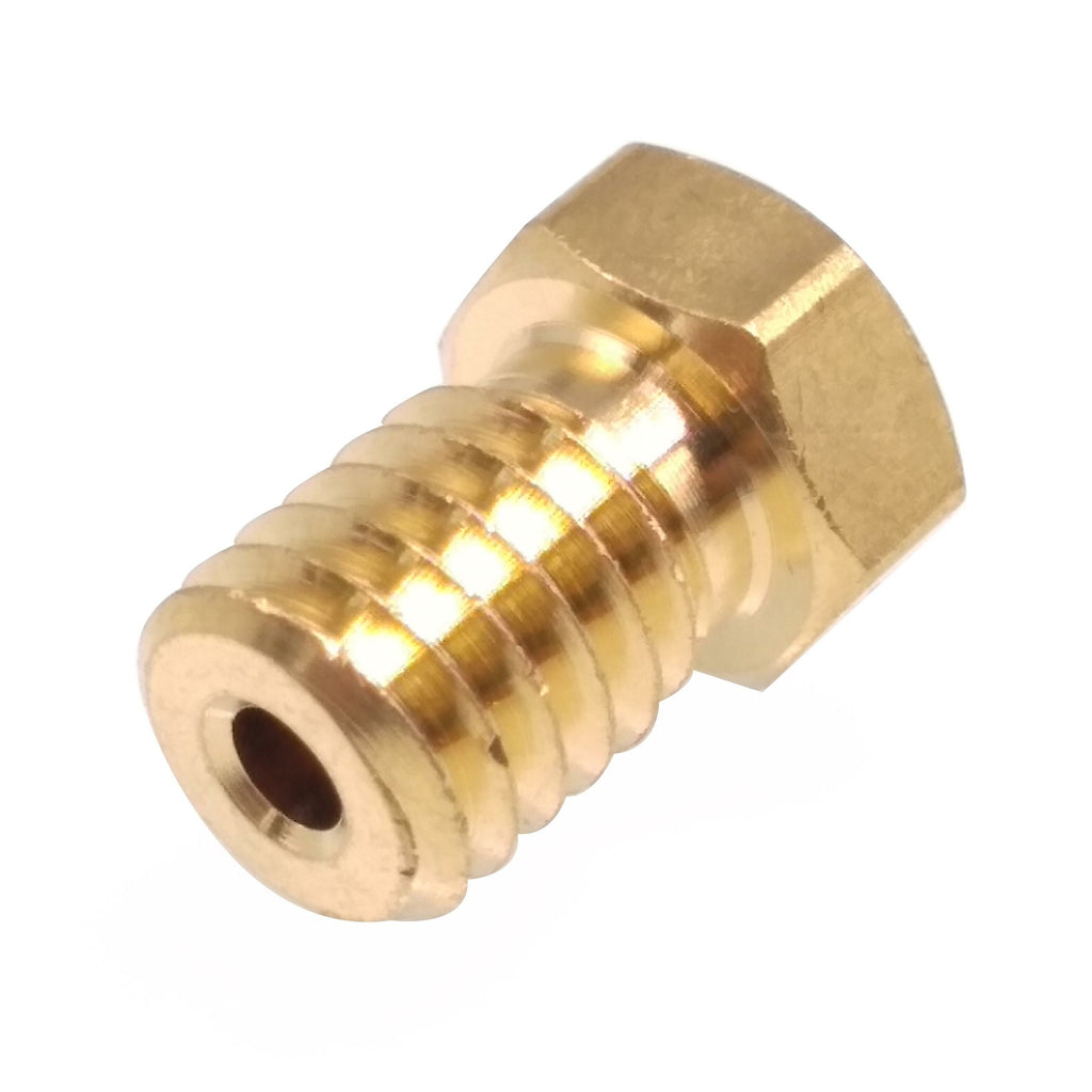 US Stock 10pcs 3D Printer Extruder Brass Nozzle 0.4mm M6 Thread 1.75mm For E3D