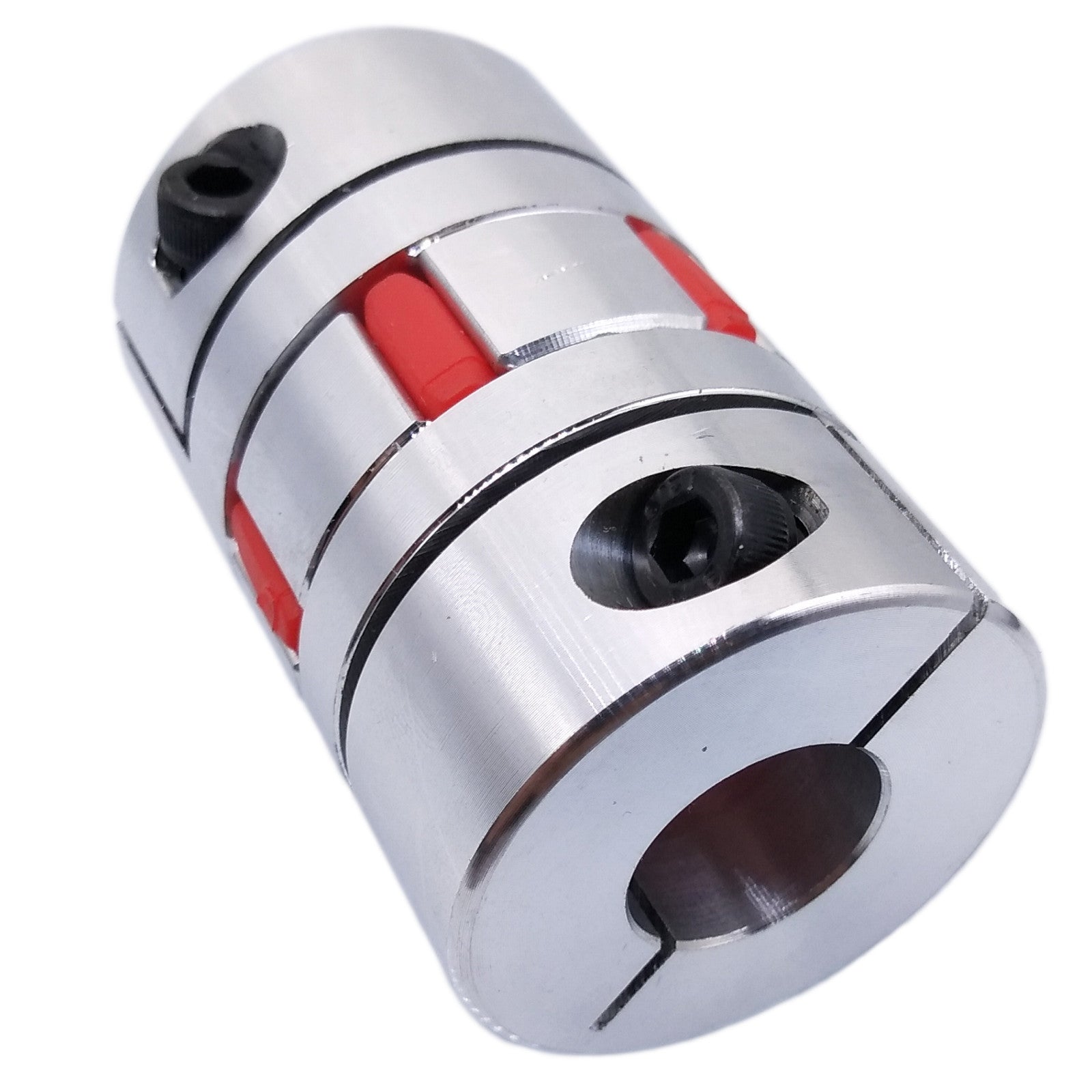 AU Stock 16mm x 17mm CNC Flexible Plum Coupling Shaft Coupler Connect D40 L65