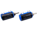 US Stock 2x 10K ohm WXD3-13 Rotary Multi-turn Wirewound Precision Potentiometer