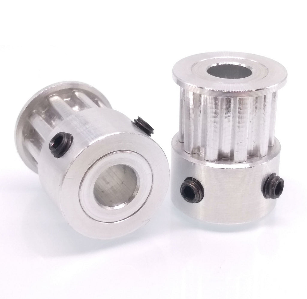 2x XL 10T Timing Belt Pulley Synchronous Wheel 7mm Bore For 10mm Width Belt