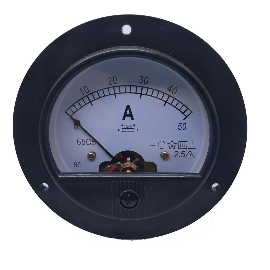 AU Stock DC 0~50A Analog AMP Current Pointer Needle Panel Meter Ammeter & Shunt