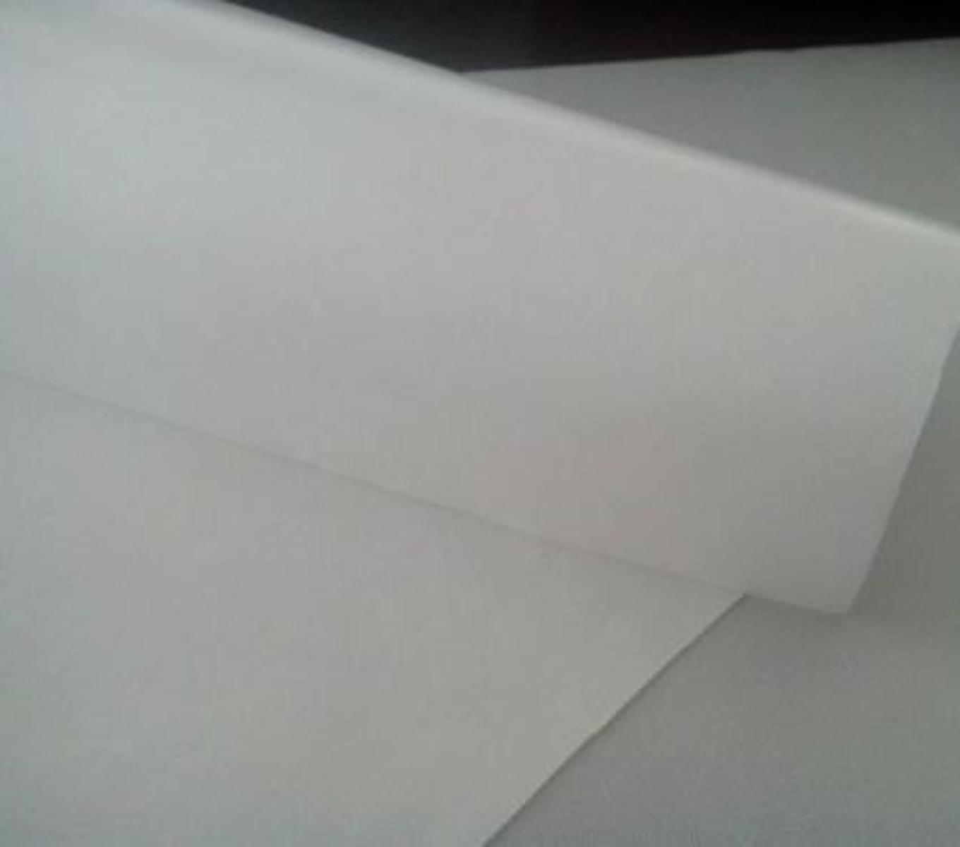 0.4 ±10%x300x1000mm Film Sheet High Temperature PTFE Polytetrafluoroethylene