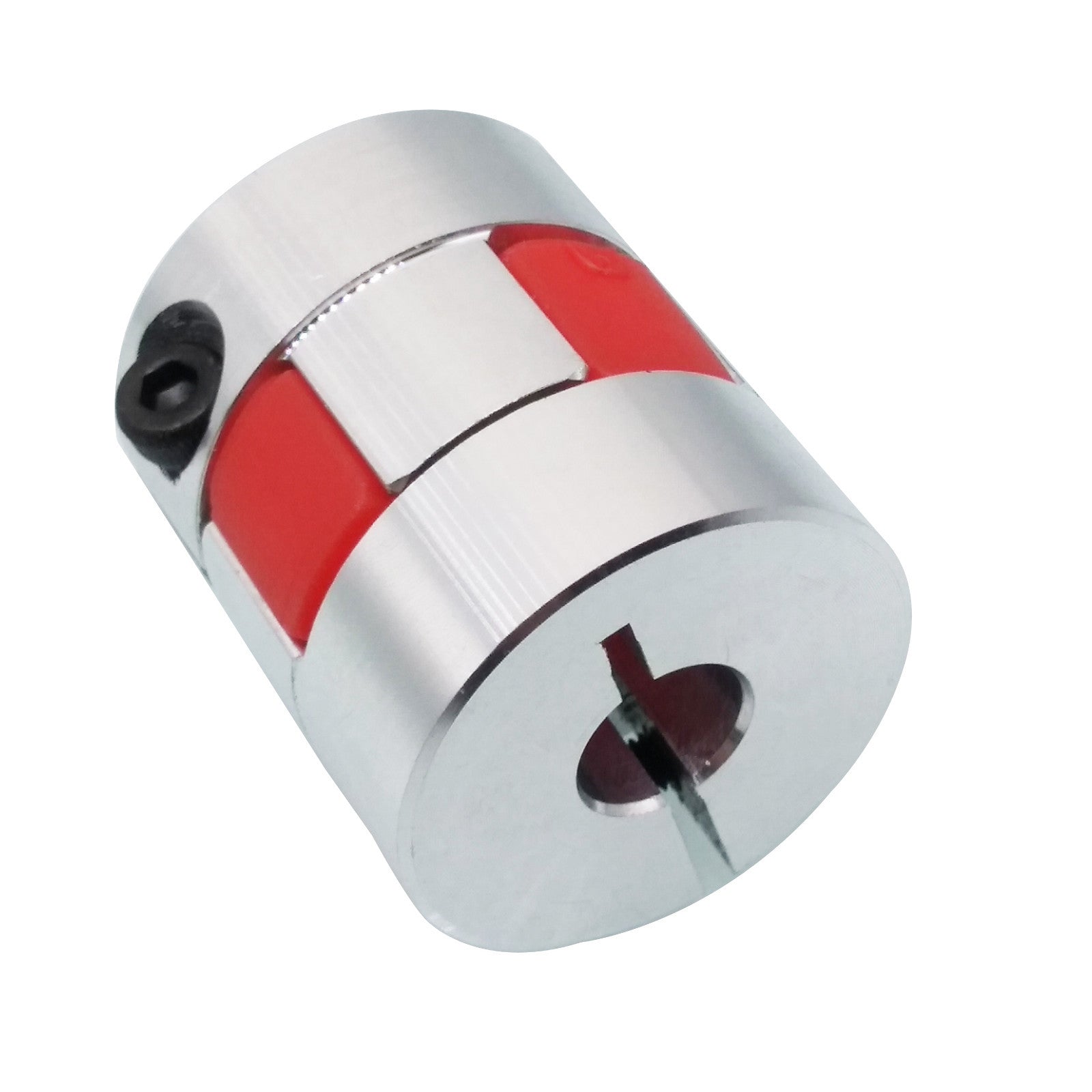 US Stock 6.35 1/4"x8mm CNC Flexible Plum Coupling Shaft Coupler Connect D25 L30