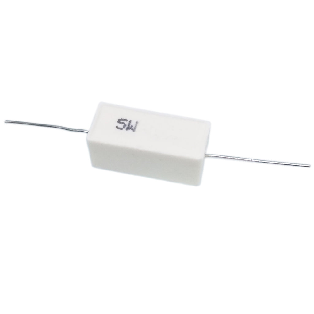 10pcs 33 ohm 33RΩJ 5 watt Axial Ceramic Cement Power Resistor 5W