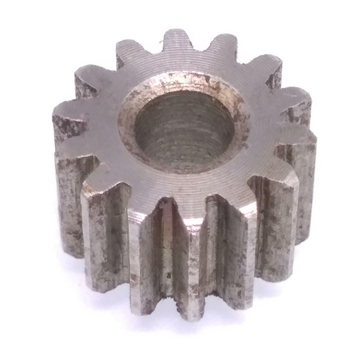 2pcs 1 Mod 15T Spur Gear 45# Steel Motor Pinion Gear Thickness 10mm