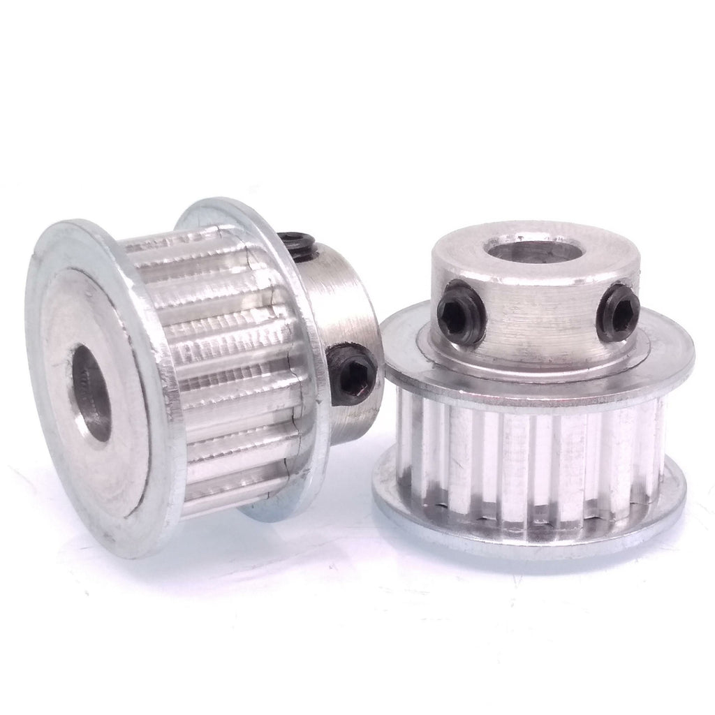 2x XL 15T Timing Belt Pulley Synchronous Wheel 8mm Bore For 10mm Width Belt