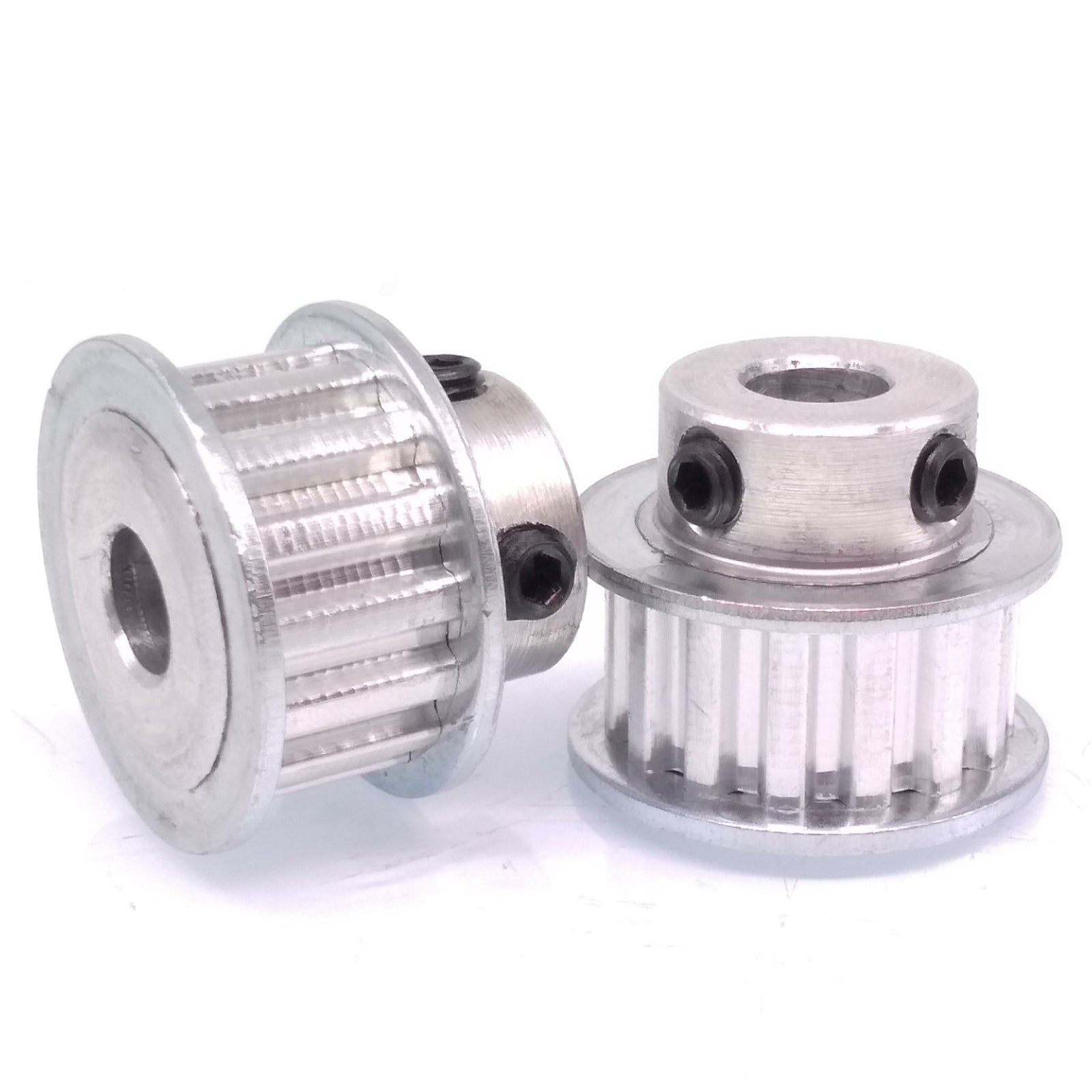 2x XL 15T Timing Belt Pulley Synchronous Wheel 8mm Bore For 10mm Width Belt