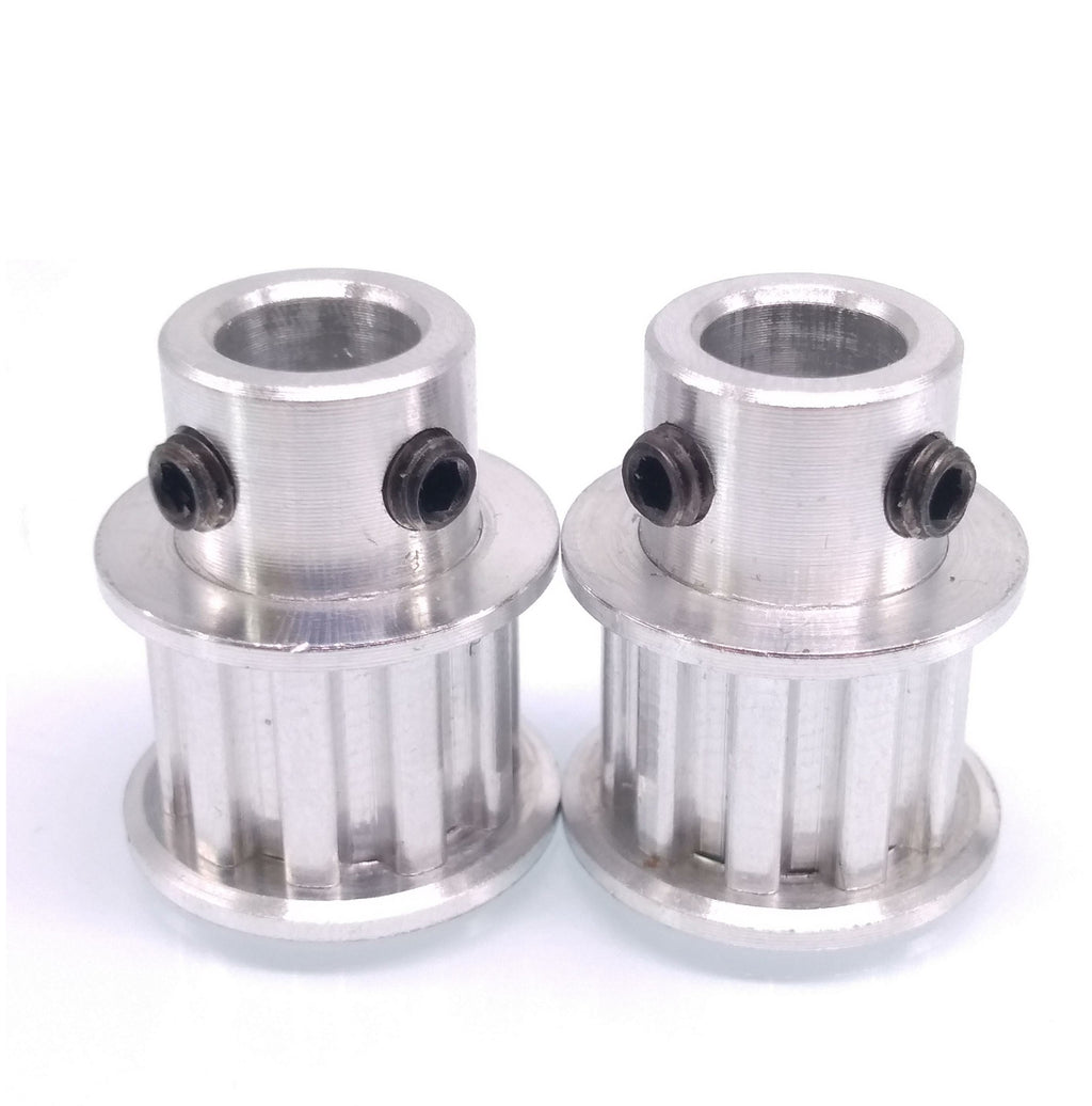 2x XL 10T Timing Belt Pulley Synchronous Wheel 8mm Bore For 10mm Width Belt