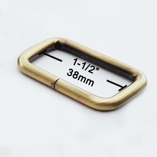 10pc Metal Strong Handbag Leather Bag Purse Strap Belt Rectangle O D Ring Buckle