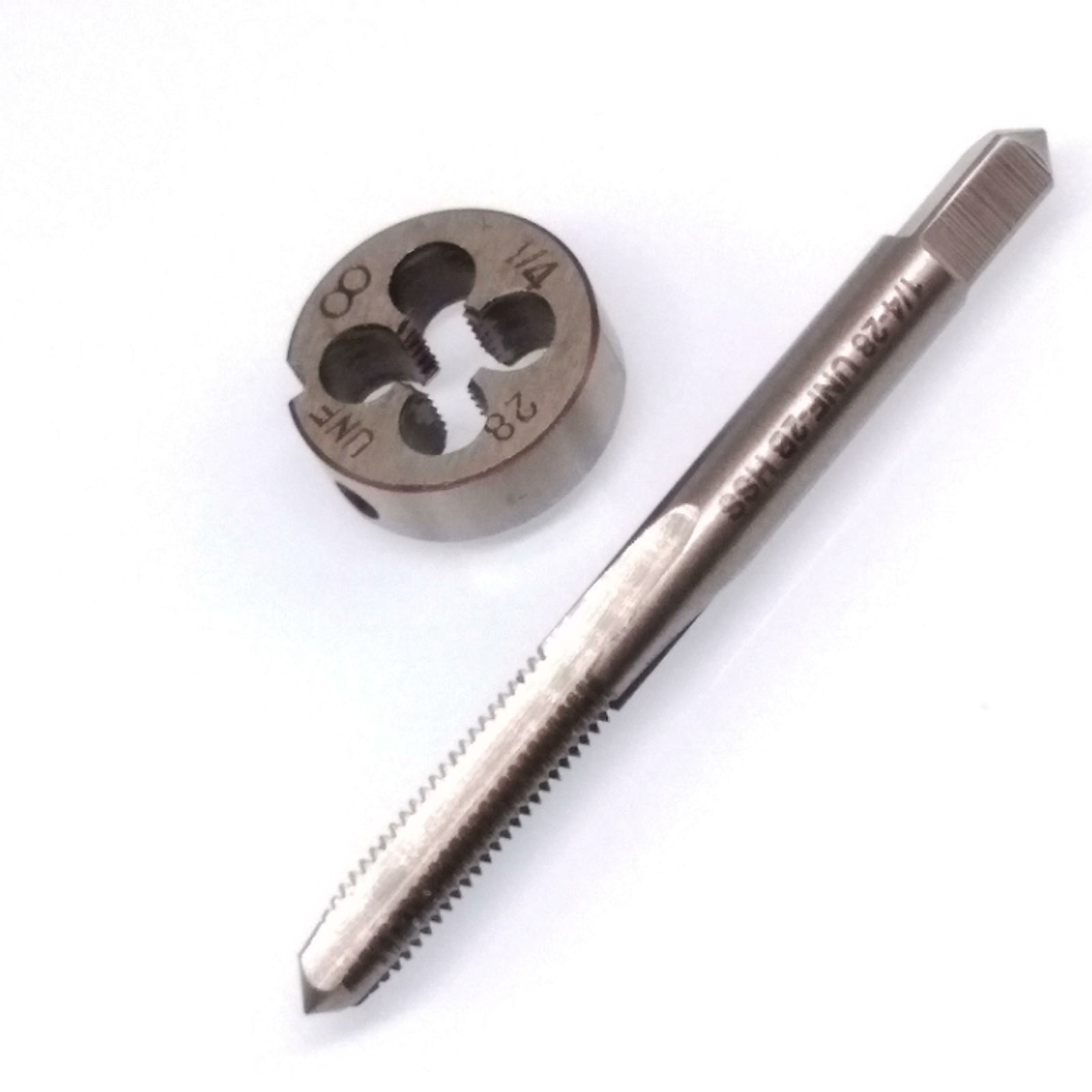 AU Stock HSS 1/4-28 Tap & 1/4-28 Die Right Hand