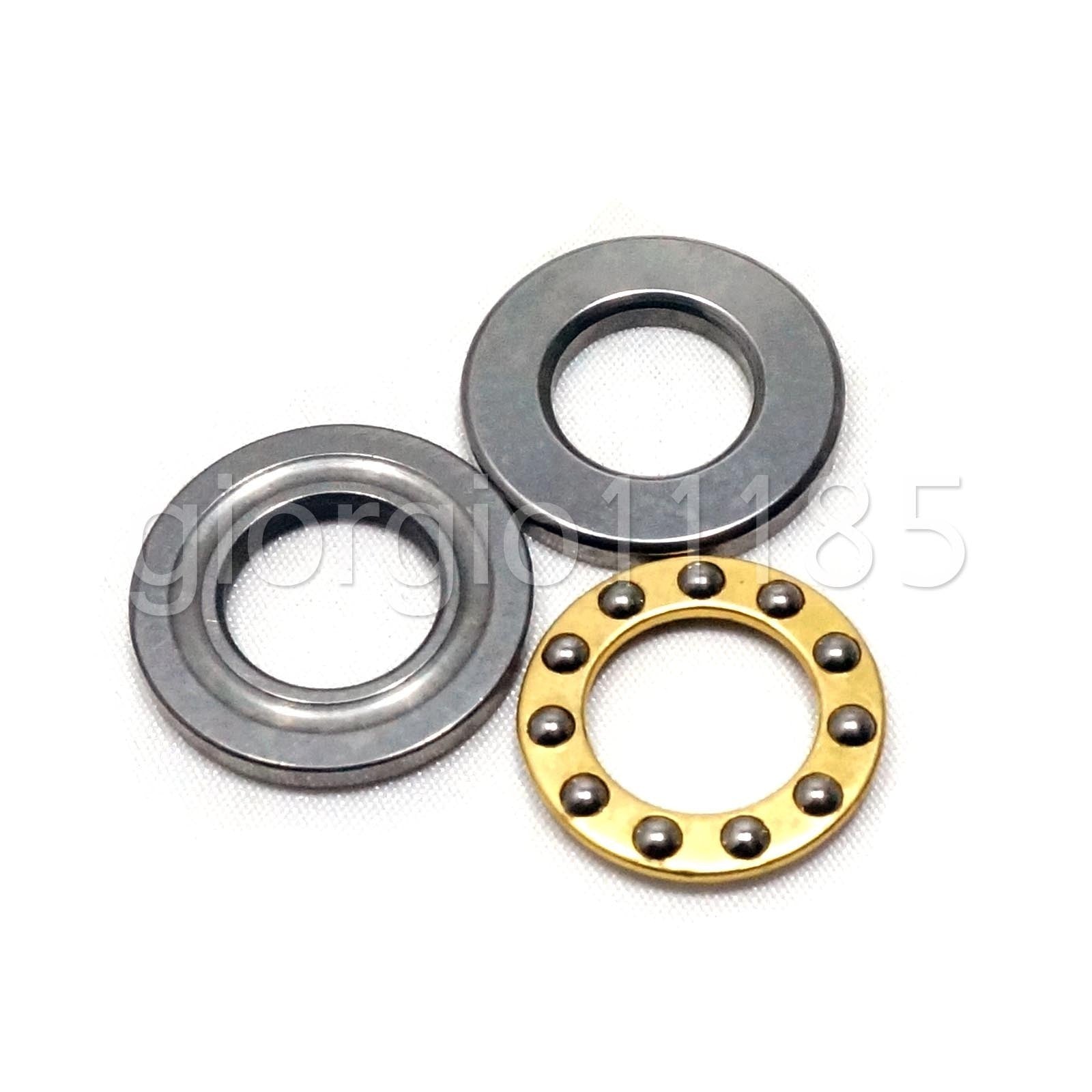 US Stock 10pcs F7-15M Axial Ball Thrust Bearing 3-Parts 7mm x 15mm x 5mm