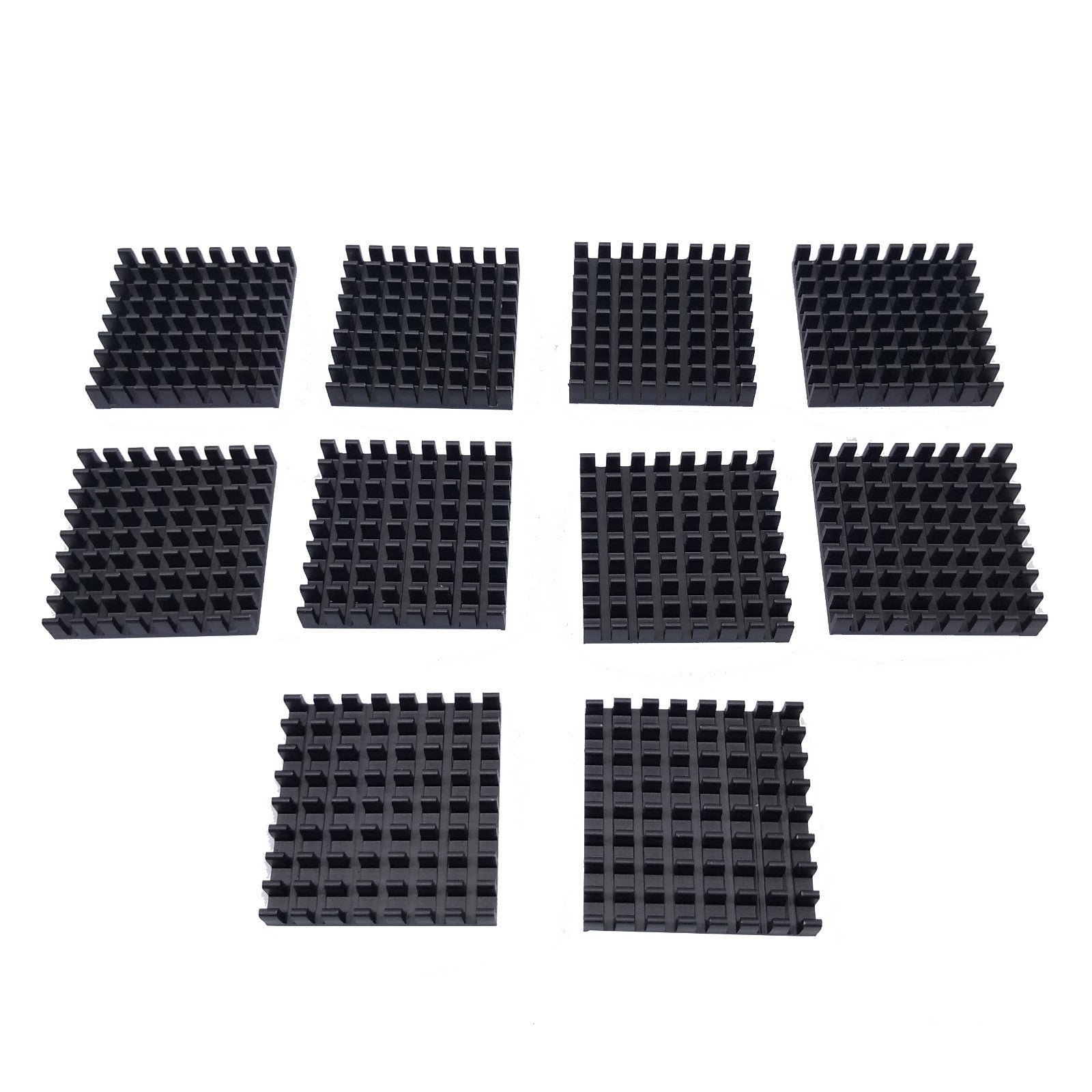 US Stock 10pcs 28 x 28 x 6mm Heat Sink Cooling Aluminum Heatsink CPU IC LED