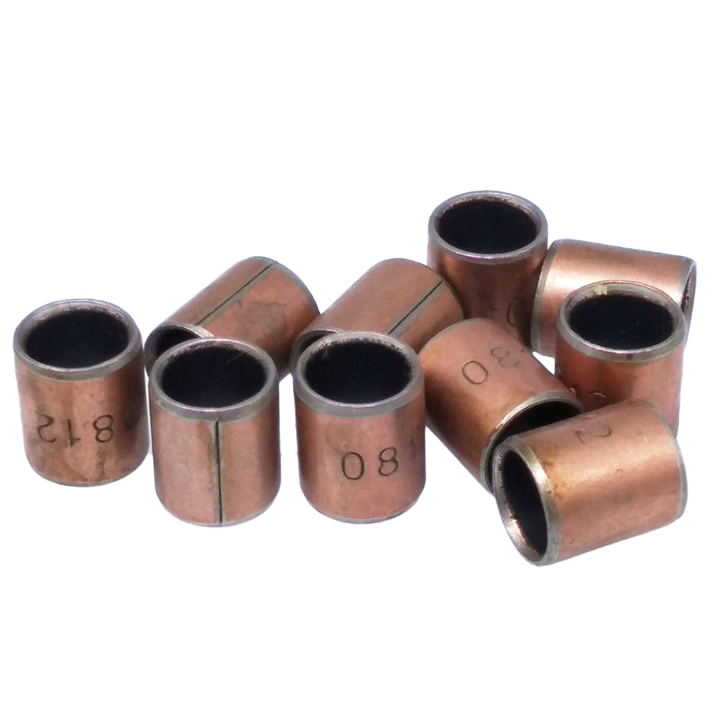 US Stock 10pcs SF-1 0812 Self Lubricating Bearing Bushing Sleeve 8 x 10 x 12mm