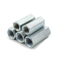 5pcs M6 x 1 x 30mm Long Rod Coupling Hex Nut Connector Zinc Plated