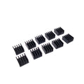 US Stock 20pcs 8.7 X 8.7 X 5.1mm Mini Black Square Aluminum Heat Sink For IC
