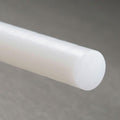 US Stock Diameter 30mm ±10% Length 13 inch UHMW PE Plastic Rod Natural White