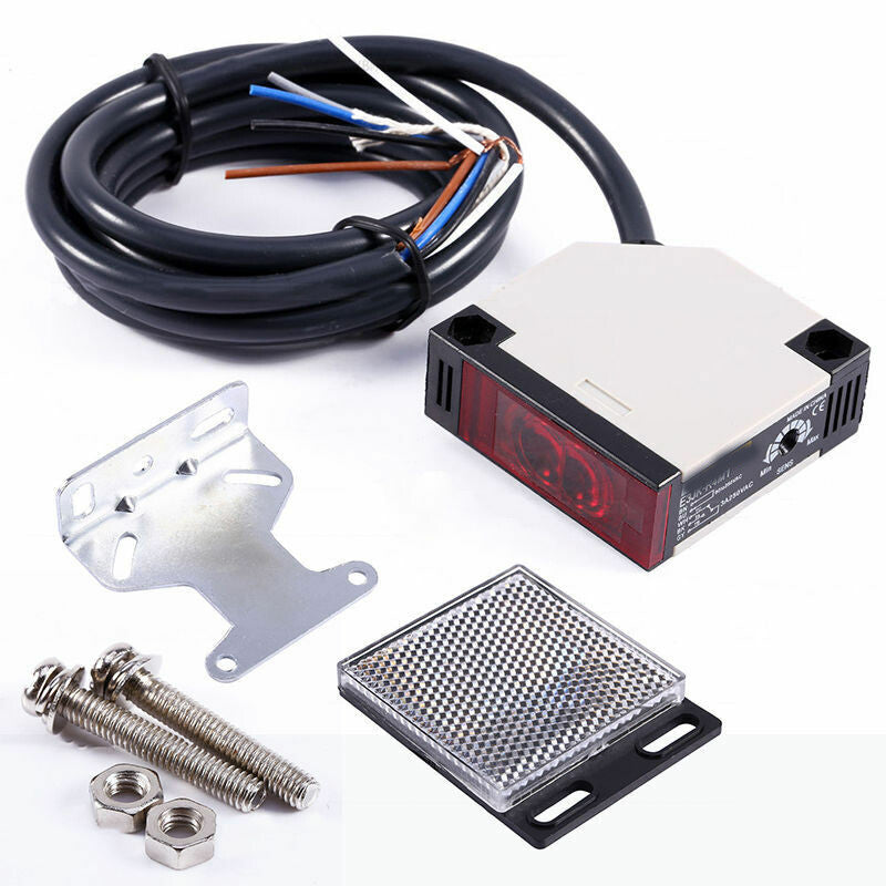 US Stock E3JK-R4M1 Specular Reflection Photoelectric 12-24V DC 2A Sensor Switch