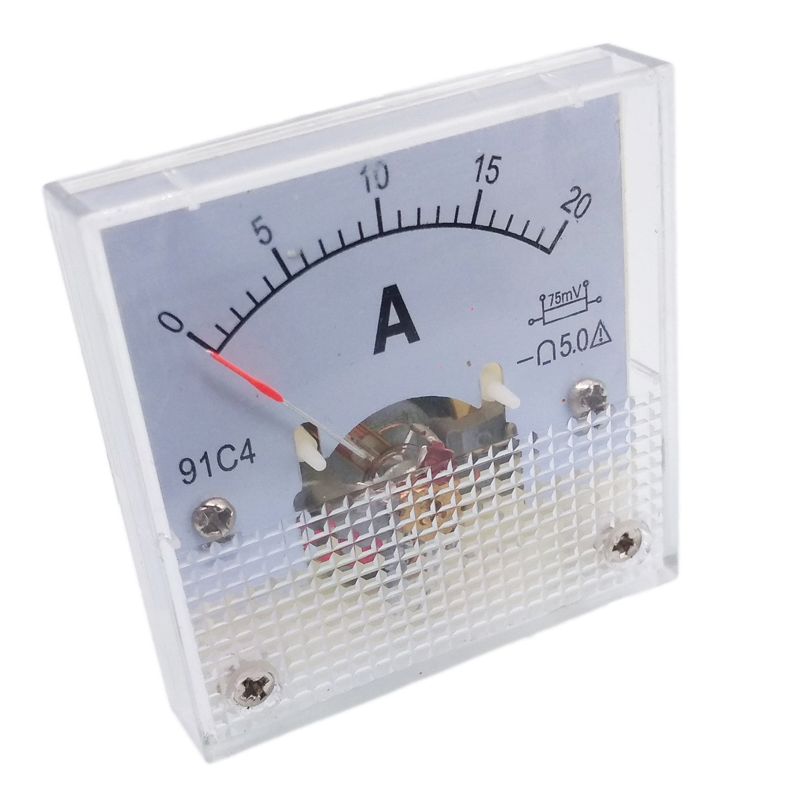 US Stock DC 0~20A Analog AMP Current Pointer Needle Panel Meter Ammeter & Shunt