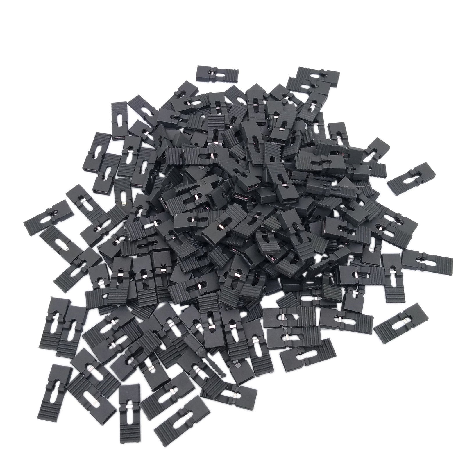 AU Stock 500pcs Black Mini Jumper with Handle 2.54 mm 2 Pin Header Spacing Shunt