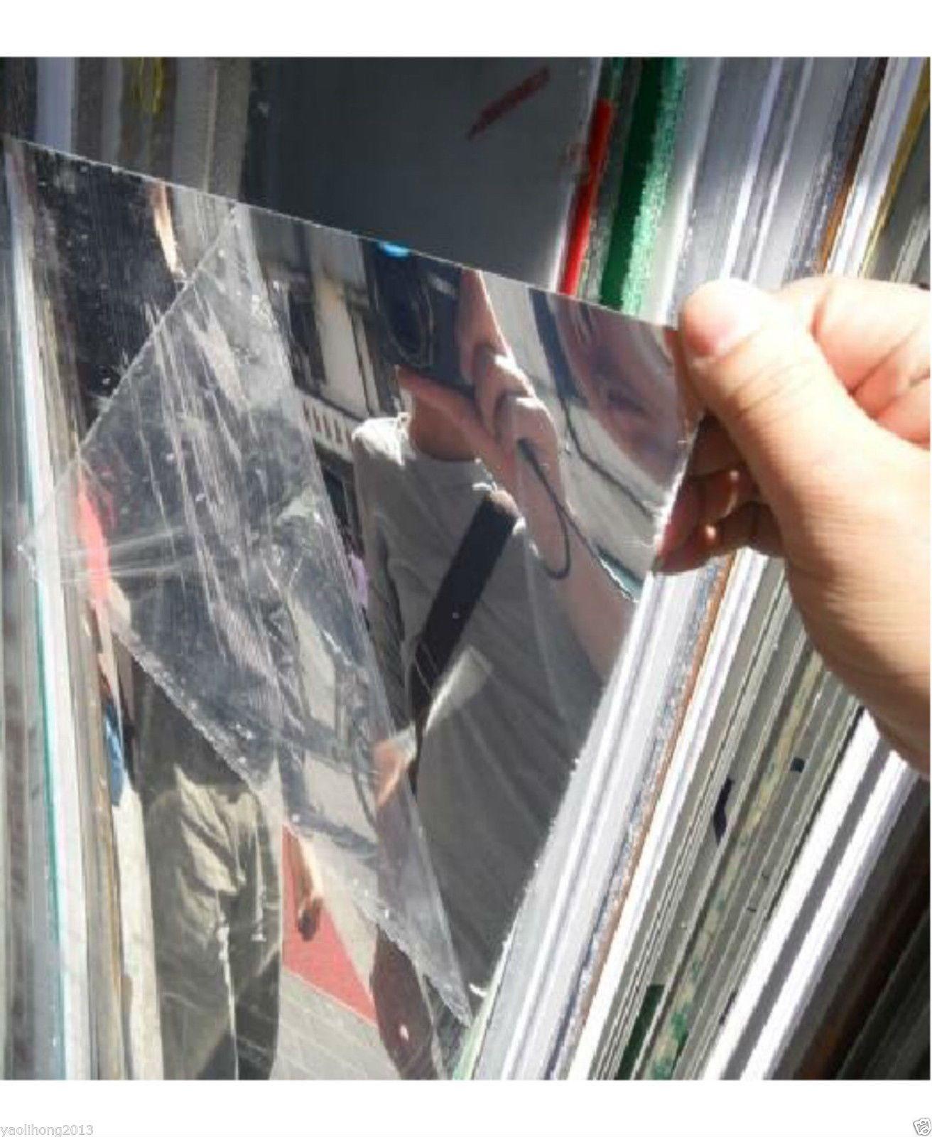 0.8 ±10% x 300 x 300mm Mirror Acrylic Sheet Perspex PMMA Reflective Plate