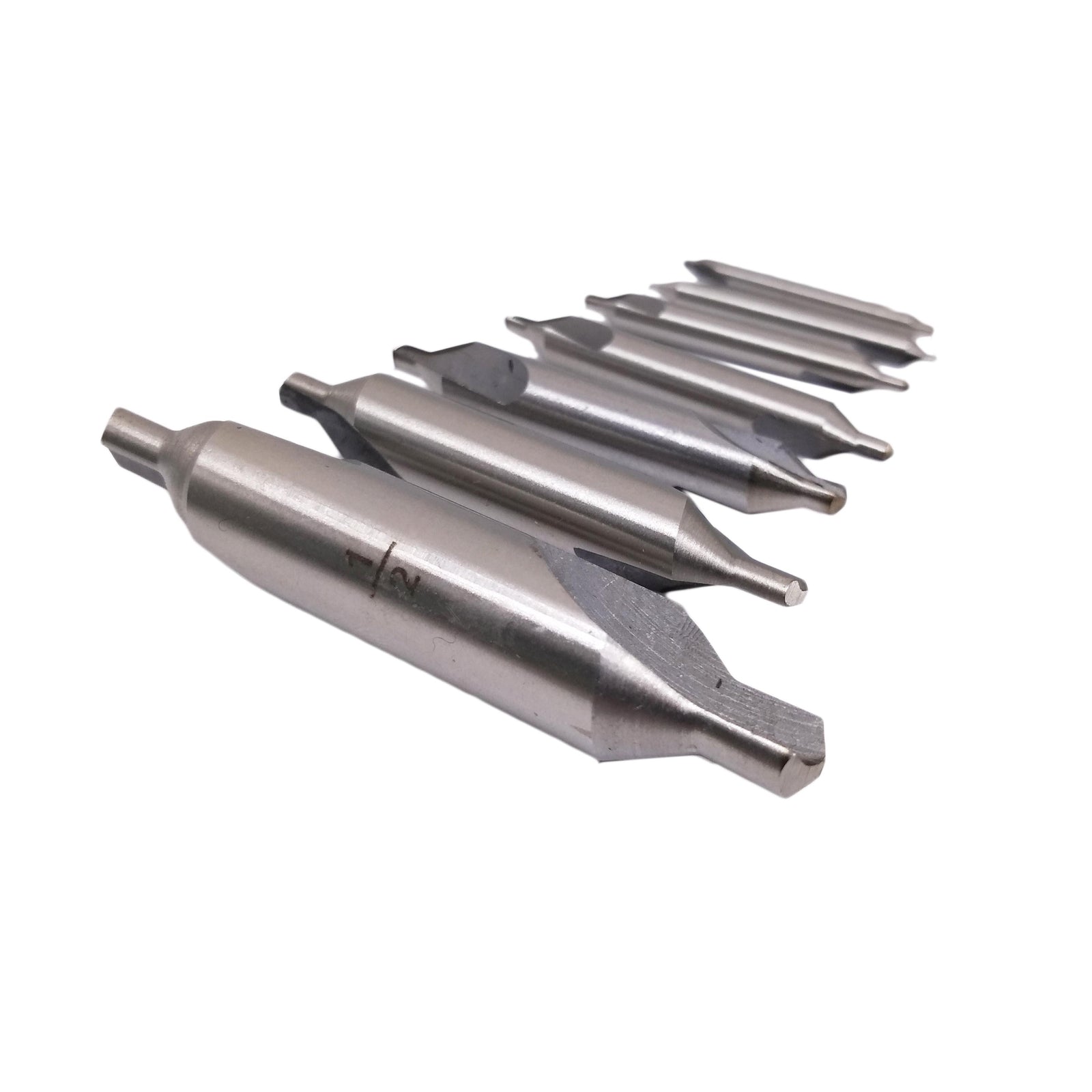 US Stock 7pcs Center Drill Set HSS Bit 1/8 5/32 3/16 5/16 1/4 3/8 1/2 inch