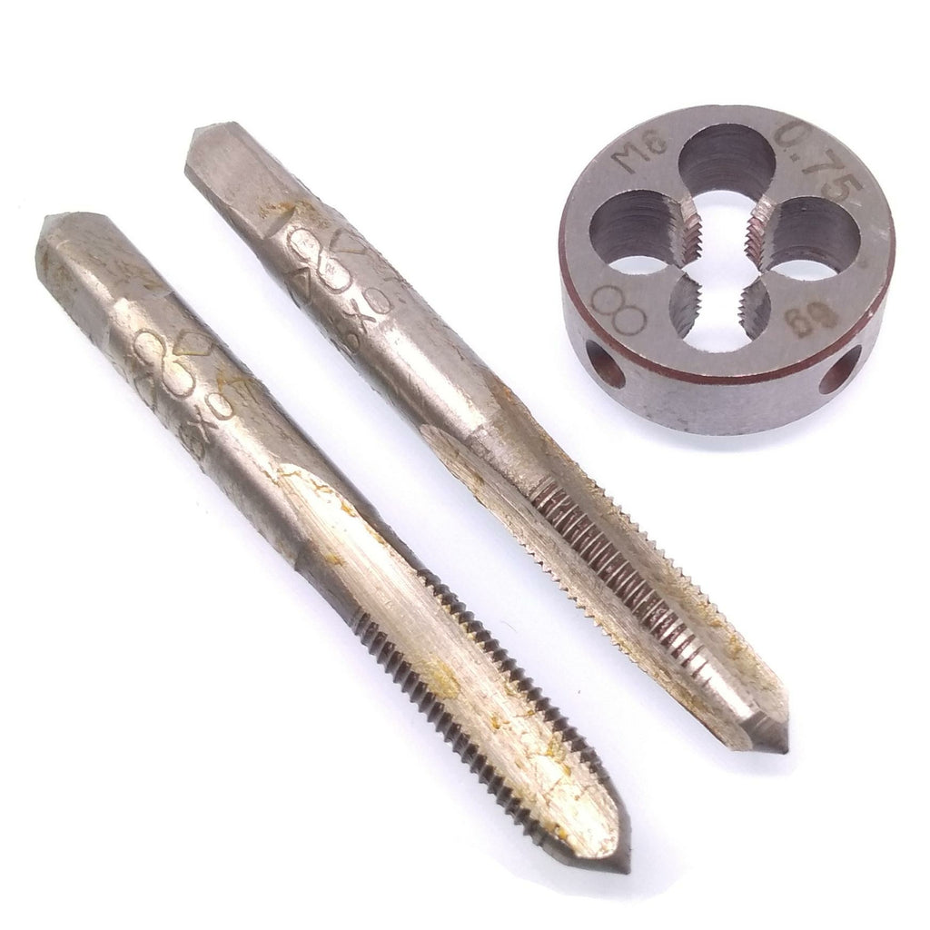 AU Stock HSS M6x0.75 Taper & Plug Tap & M6 x 0.75mm Die Metric Thread Right Hand