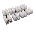 US Stock 50pcs CH2 Quick Connector Cable Clamp Terminal Block Spring Wire LED