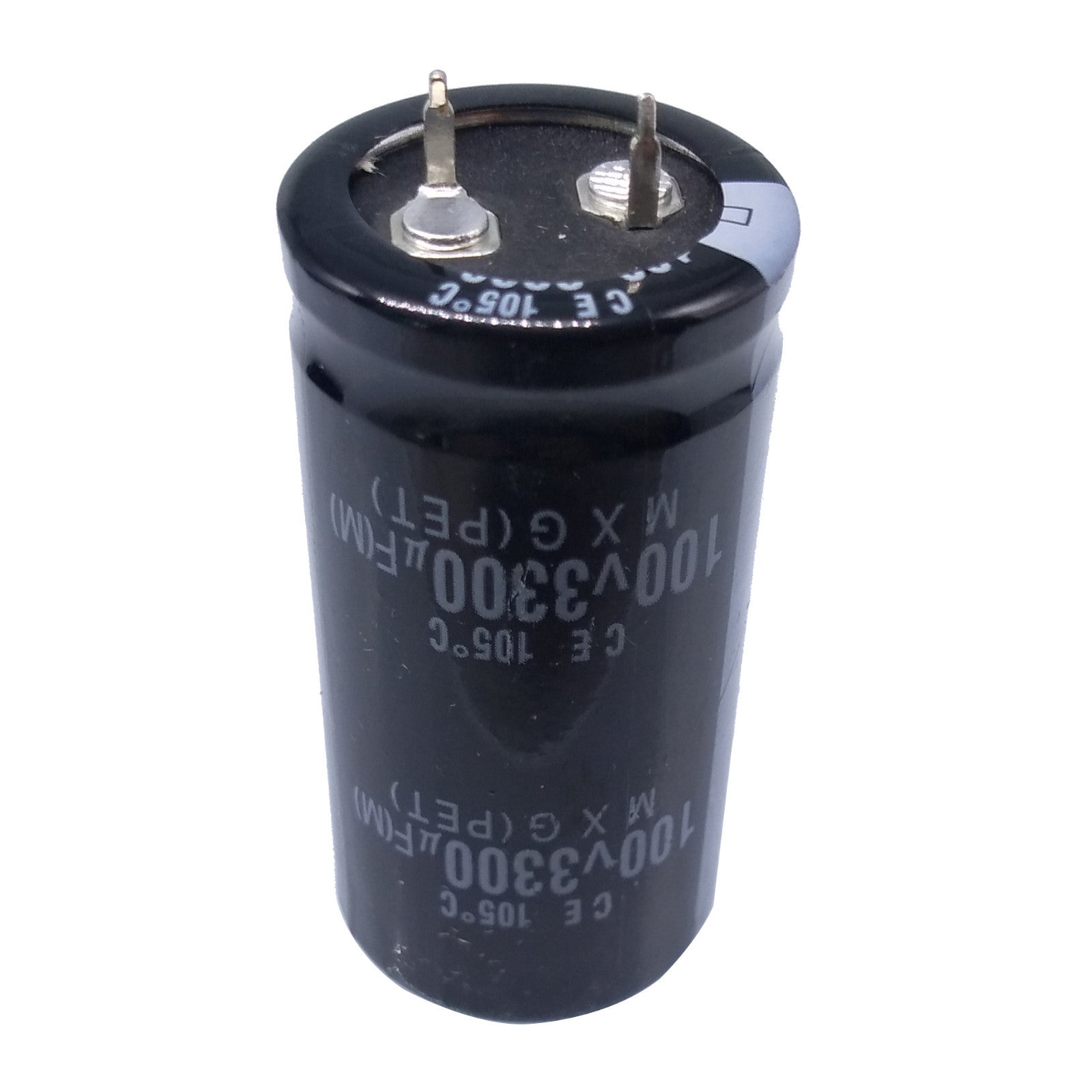AU Stock 2pcs Electrolytic Capacitors 3300uF 3300mfd 100V +105℃ Radial 25 x 50mm