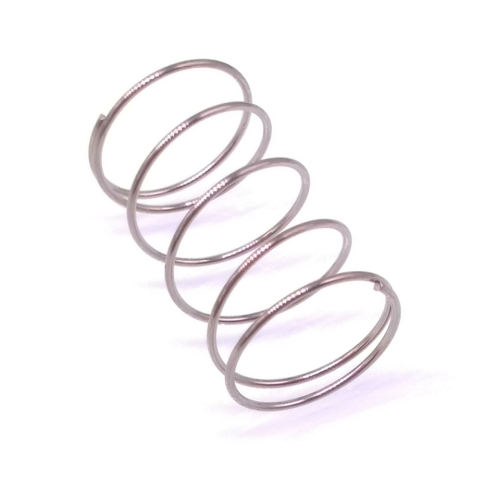 10x 0.6mm Wire Dia Stainless Steel Compression Spring Pressure OD 12mm Length 20
