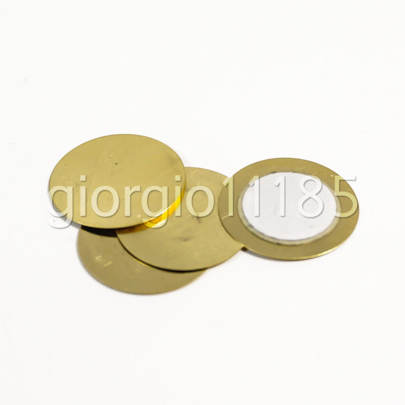 US Stock 50x 20mm Thickness 0.33mm Piezo Disc for Buzzer Pressure Sensor Speaker