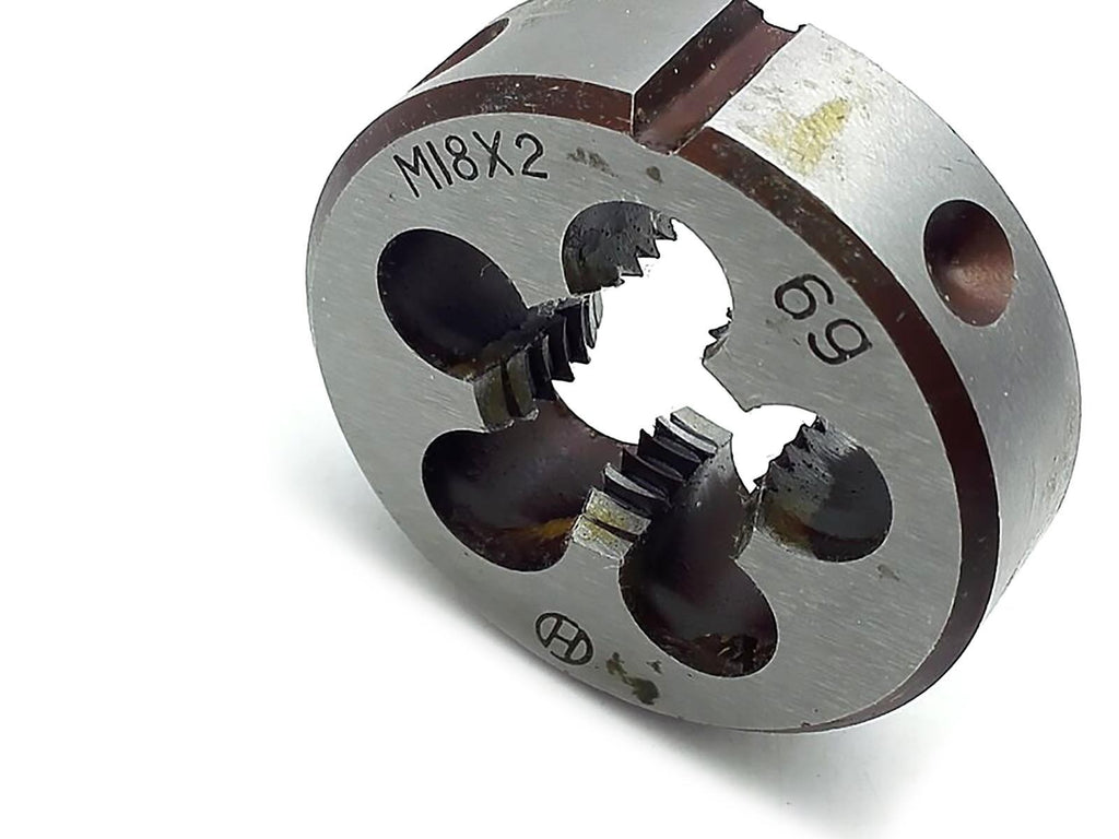 New HSS 18mm x 2 Metric Die Right Hand Thread M18 x 2mm Pitch