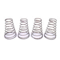 4pcs Wire dia 1.2mm Steel Coil Conical Helical Compression Spring Length 45mm