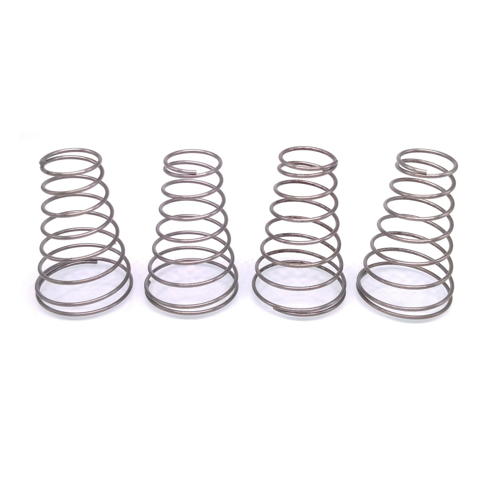 4pcs Wire dia 1.2mm Steel Coil Conical Helical Compression Spring Length 45mm