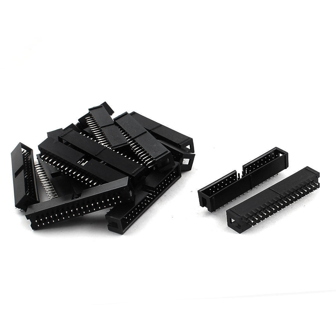 US Stock 10x 34Pin DC3 JTAG ISP Shrouded Male Box Header Socket Connector 2.54mm