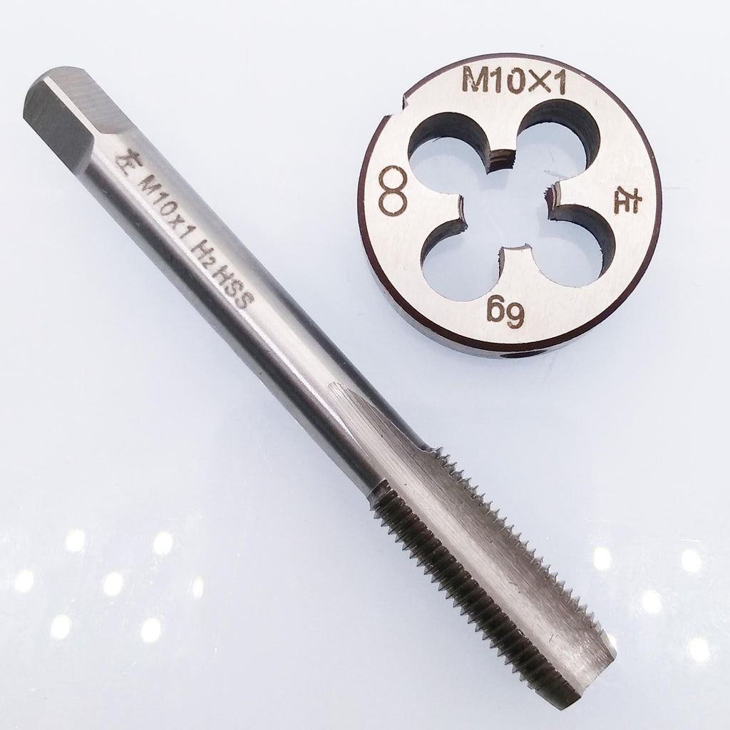 US Stock HSS M10 x 1mm Tap & M10 x 1.0mm Die Metric Thread Left Hand