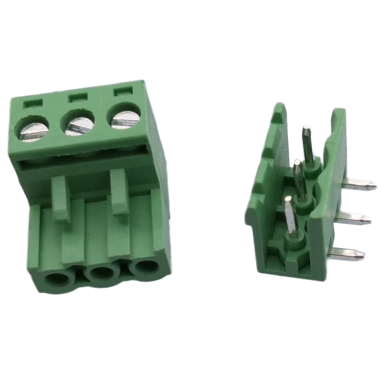 US Stock 10Set 2EDG 3P Plug-in Screw Terminal Block Connector 5.08mm Right Angle