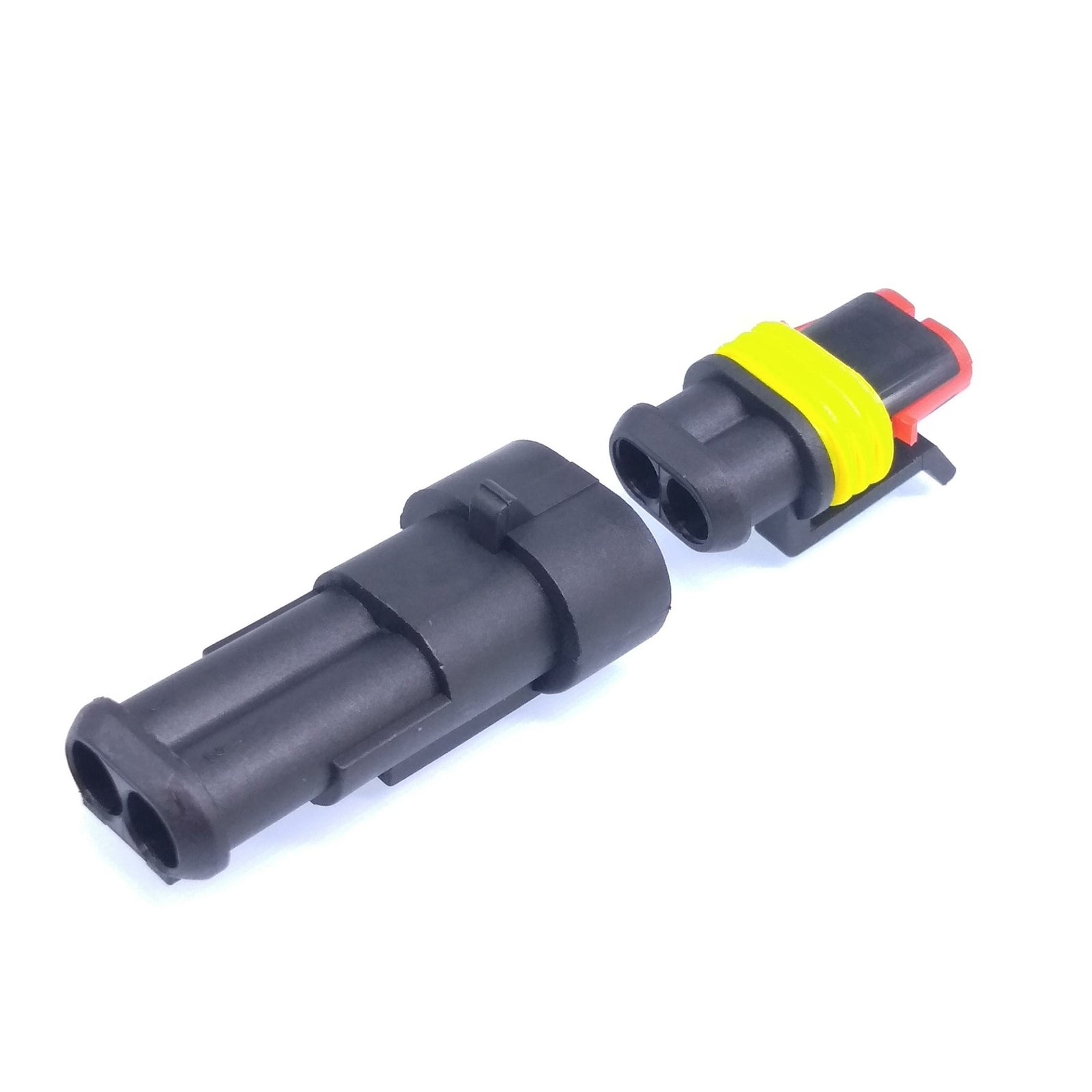 AU Stock 10 Sets 2 Pin Way Sealed Waterproof Electrical Wire Connector Plug Kit