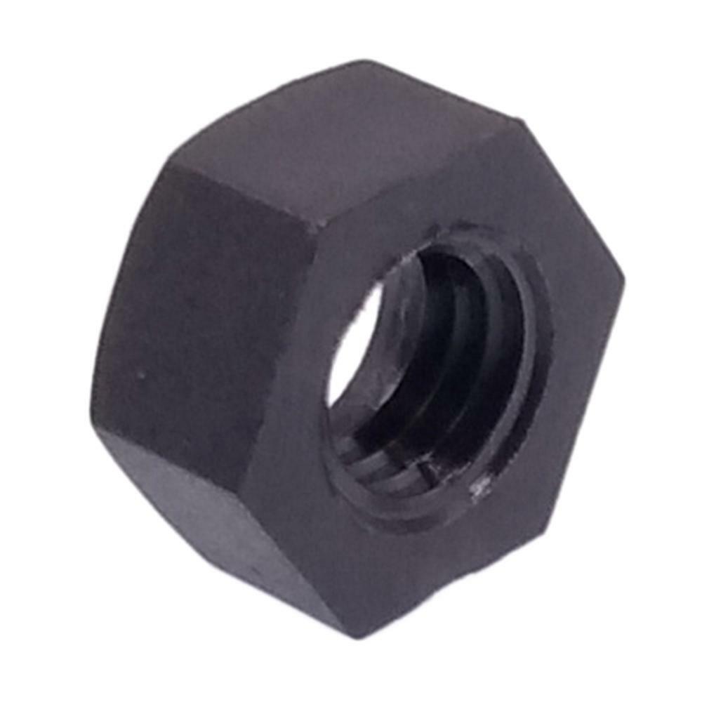 500pcs M3 Metric Thread Insert Screw Fastener Black Nylon Hex Nut