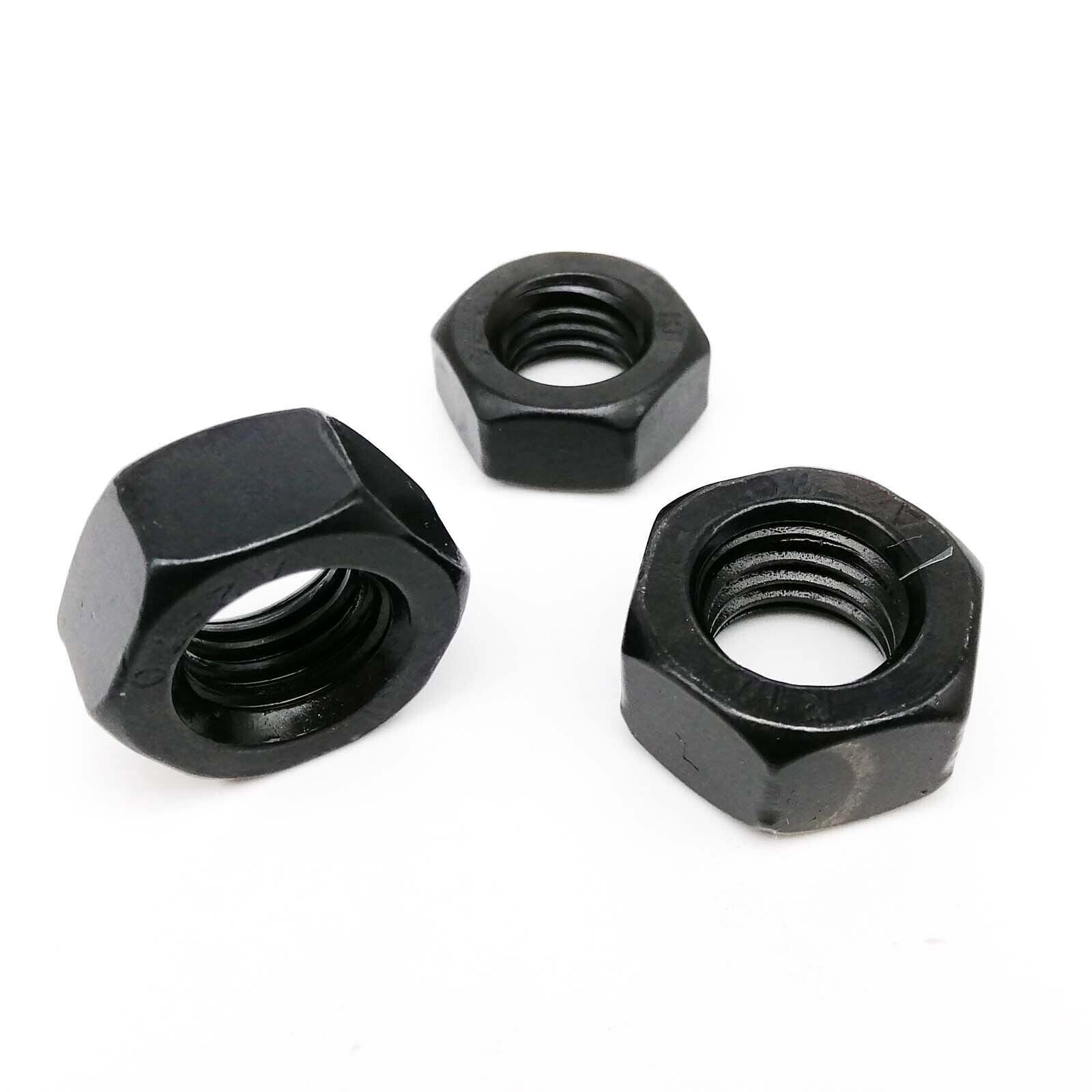 445pcs/box Mix M1.4-M8 Small Micro Hex Hexagon Nut Assortment Kit Black Steel