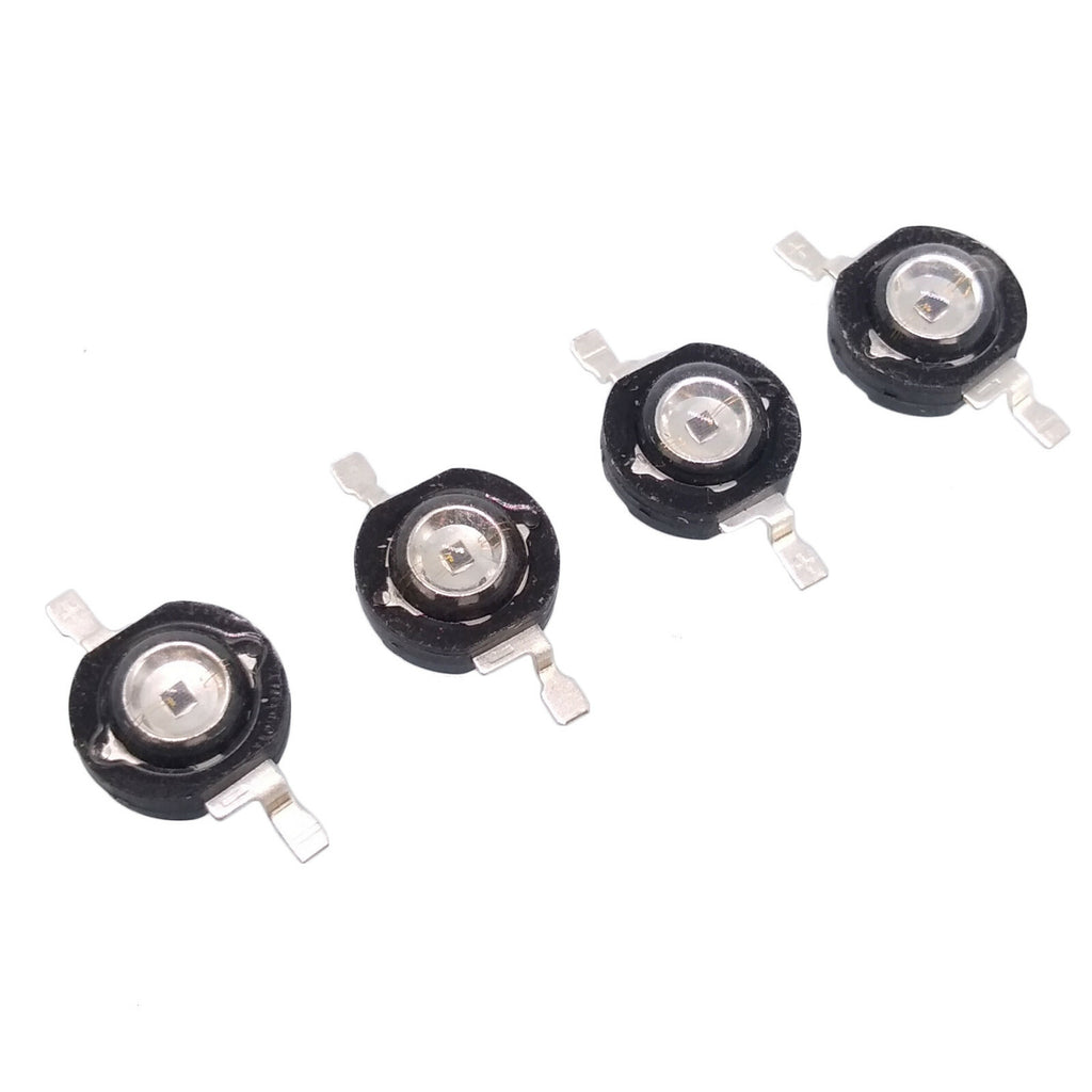 US Stock 4pcs 1w 850nm Infrared IR LED 1 Watt 135 Degrees