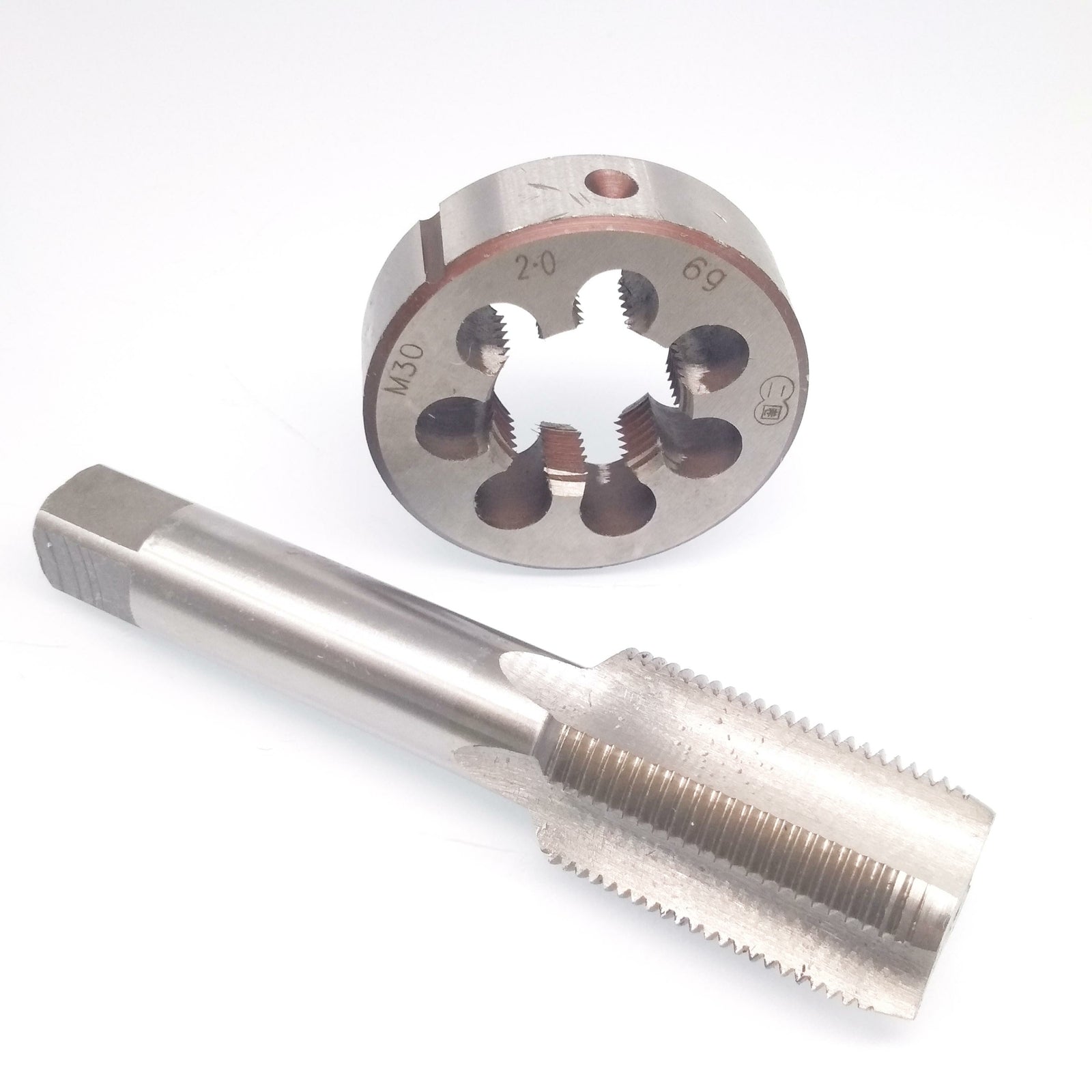 US Stock HSS M30 x 2mm Tap & M30 x 2mm Die Metric Thread Right Hand