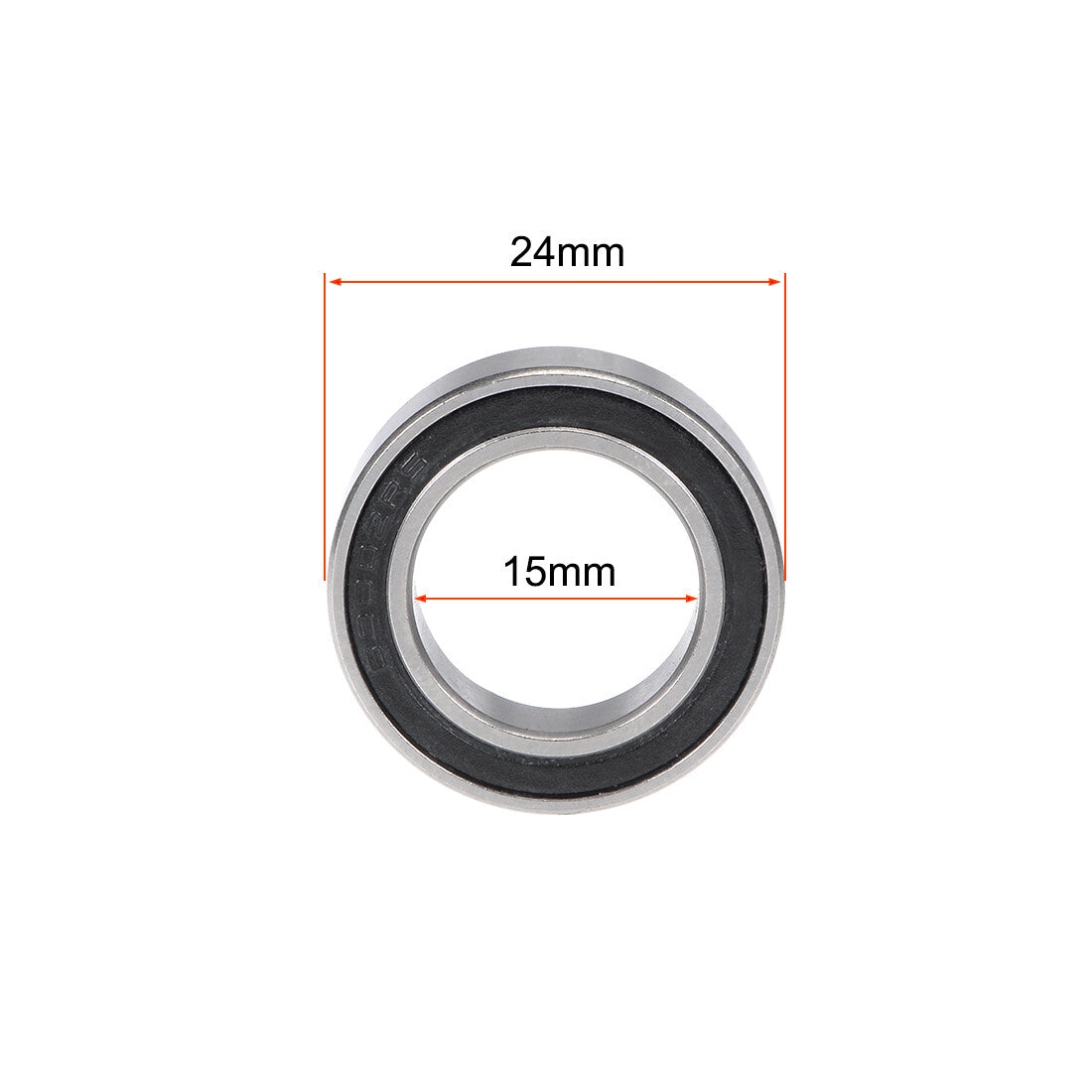 63802-2RS Deep Groove Ball Bearing 15x24x7mm Double Sealed Chrome Steel Bearings