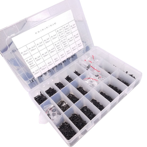 2900pcs Phillips Rounded Head Small Self Tapping Screws Assortment Kit US Stock