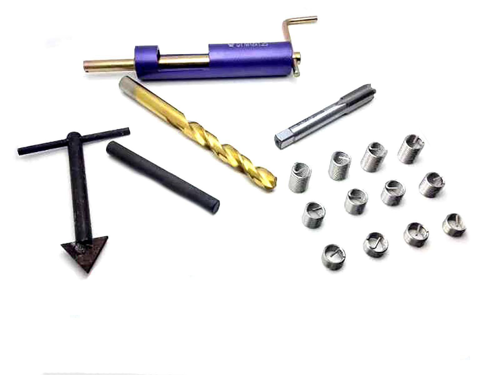 US Stock Thread Repair Kit M12 x 1.5 Drill Tap Extraction Removal Tool 12 Insert