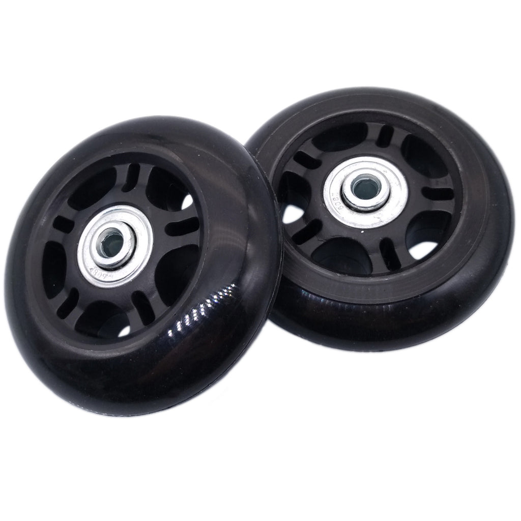 US Stock 2Set OD 80mm Luggage Suitcase Replacement Wheels Axles Repair Wrench
