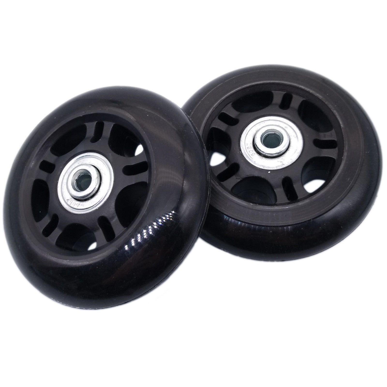 US Stock 2Set OD 80mm Luggage Suitcase Replacement Wheels Axles Repair Wrench