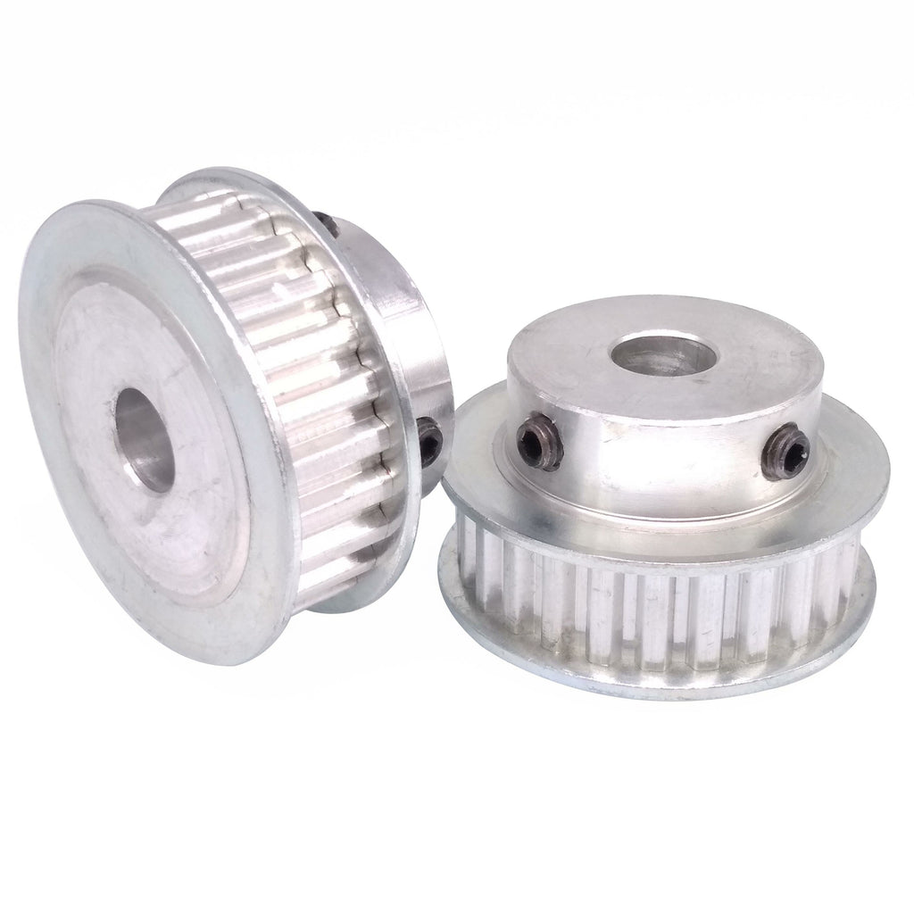 2pcs XL 25T Timing Belt Pulley Synchronous Wheel 10mm Bore For 10mm Width Belt