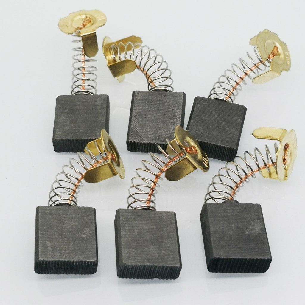 US Stock 6pcs 7mm x 17mm x 18mm Carbon Brushes Motor Brush Set Replacement #44